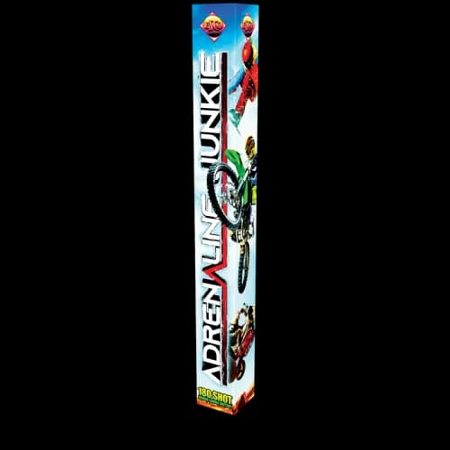 Adrenaline Junkie 180 Shot Roman Candle Battery
