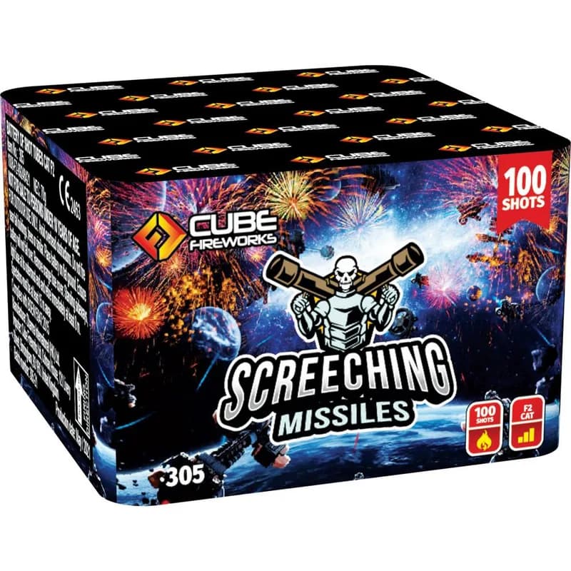 Screeching Missiles 100 Shot Barrage