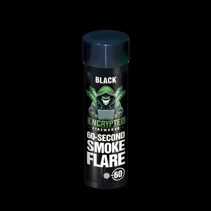 Black Smoke Flare 60 Seconds