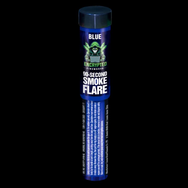 Blue Handheld Smoke Flare 90 Seconds