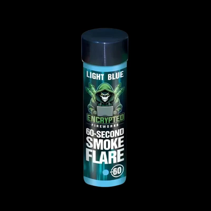 Light Blue Smoke Flare 60 Seconds