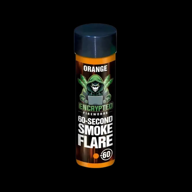 Orange Smoke Flare 60 Seconds
