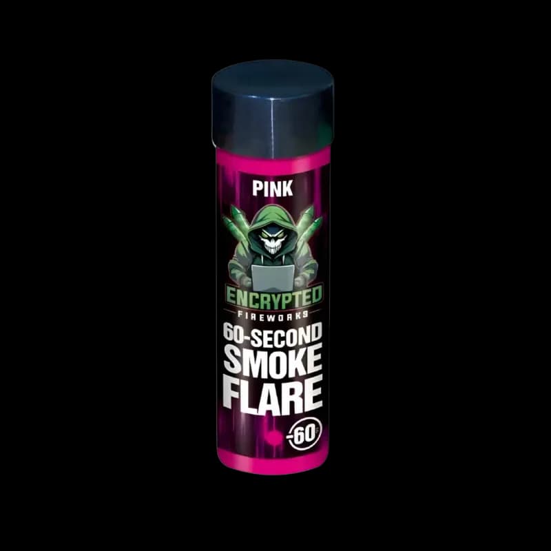 Pink Smoke Flare 60 Seconds
