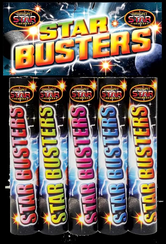 Star Busters Single Shot Roman Candles