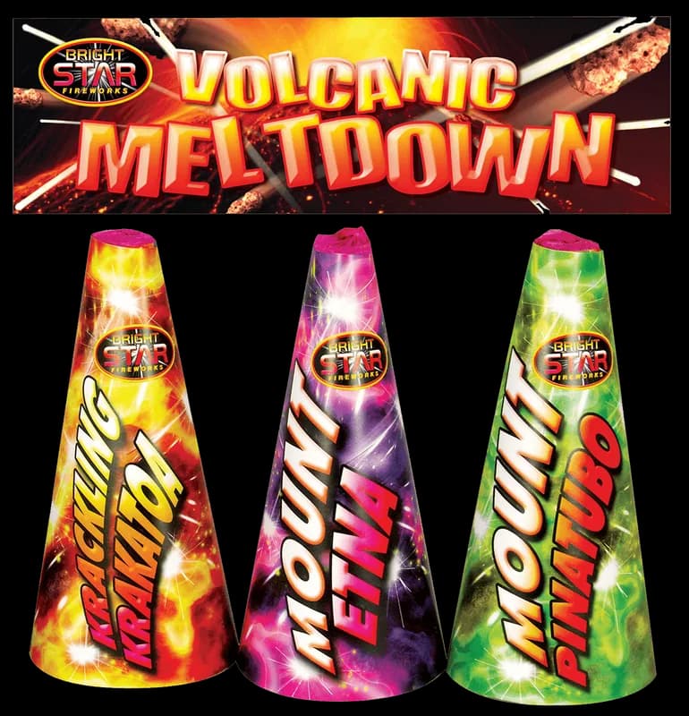 Volcanic Meltdown Fountains