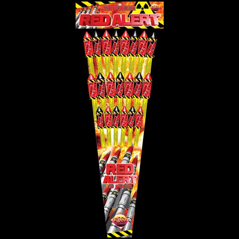 Red Alert Rocket Pack 21pce