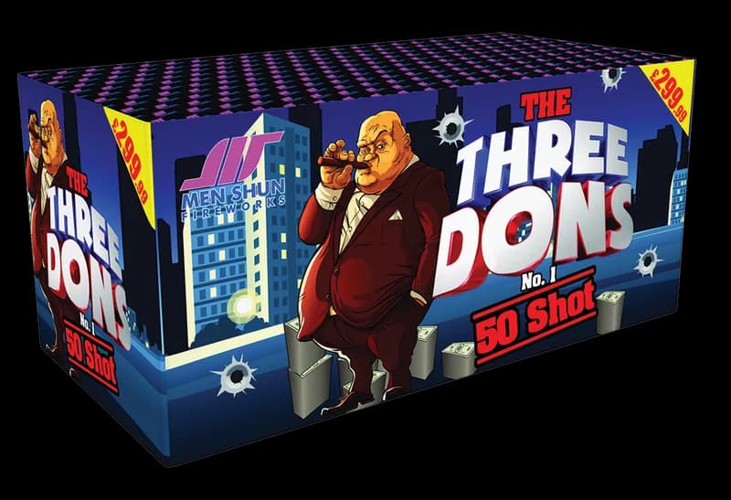 The Three Dons #1 - 50 Shot 1.3G Barrages - NEW