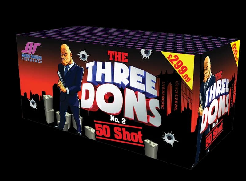 The Three Dons #2 - 50 Shot 1.3G Barrages - NEW